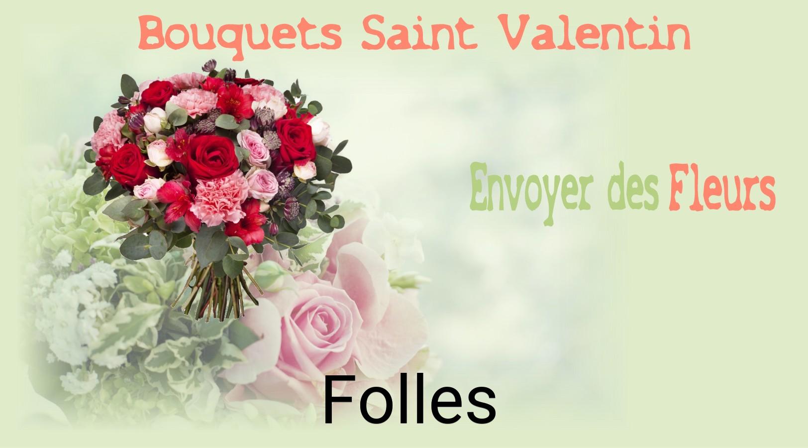 Roses de Saint-Valentin livrées à Folles